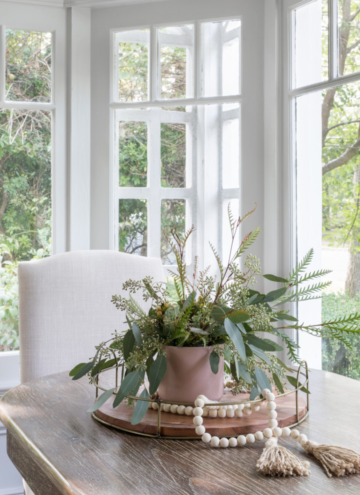 Example of a small eclectic sunroom design in New York