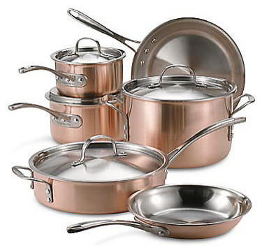 Calphalon Tri-Ply Copper 10-Piece Cookware Set