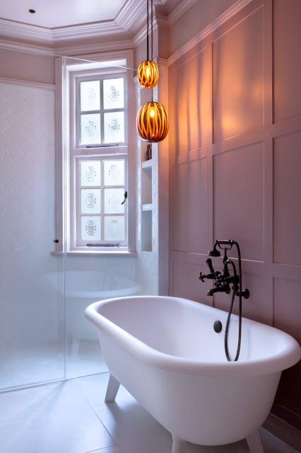 Creating a completely bespoke Hampstead home trendy-badevaerelse