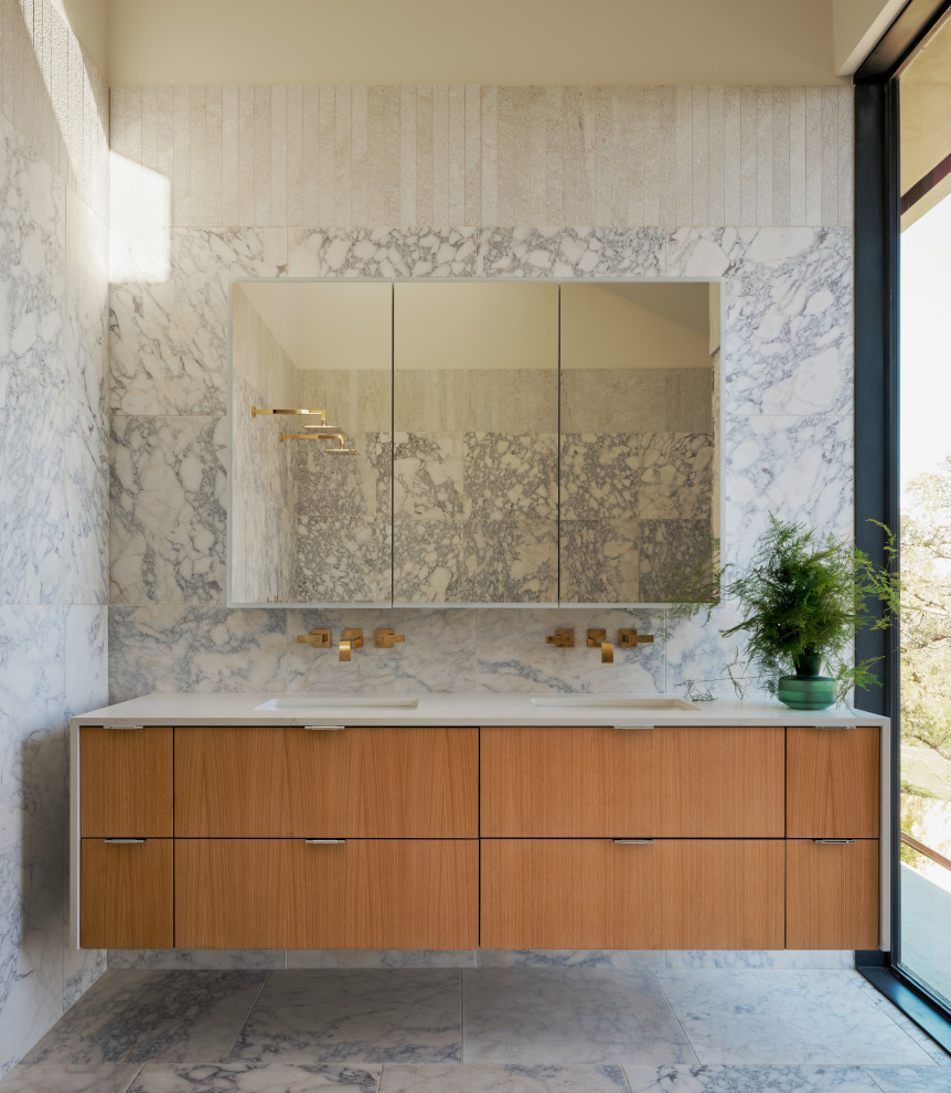 Bathroom - transitional bathroom idea in Austin
