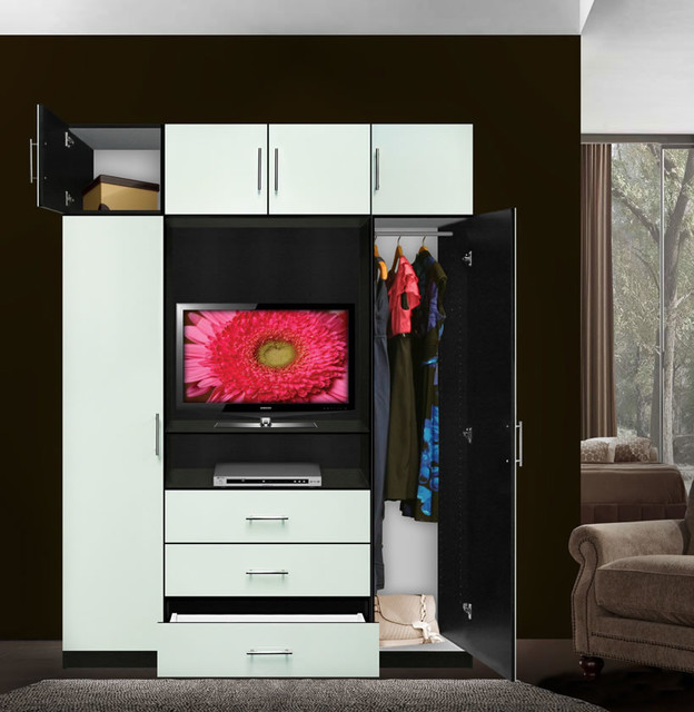 Aventa TV Armoire X-Tall - Contemporary - Bedroom - New York - by Contempo  Space | Houzz AU