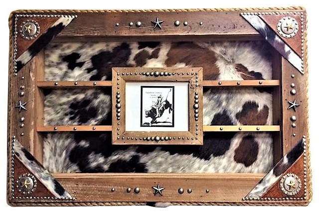 Wall Mount Western Display Case Brindle