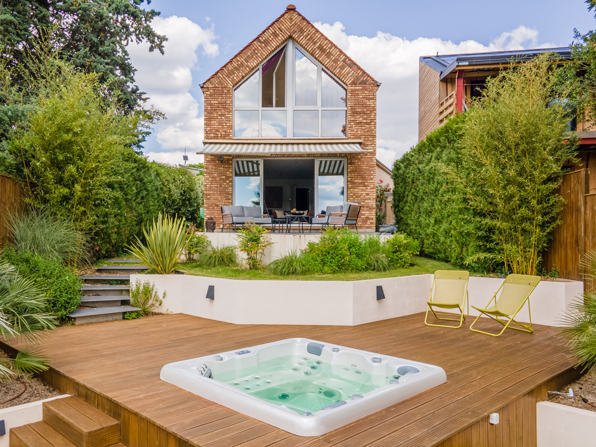 Un jardin aux allures contemporaines