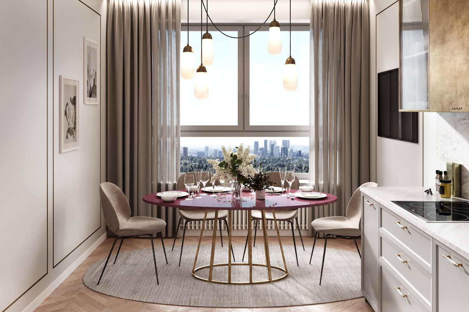 Двухкомнатная квартира в ЖК "Береговой"