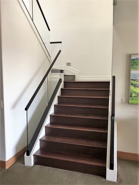 Douglas County Home Remodel contemporary-staircase
