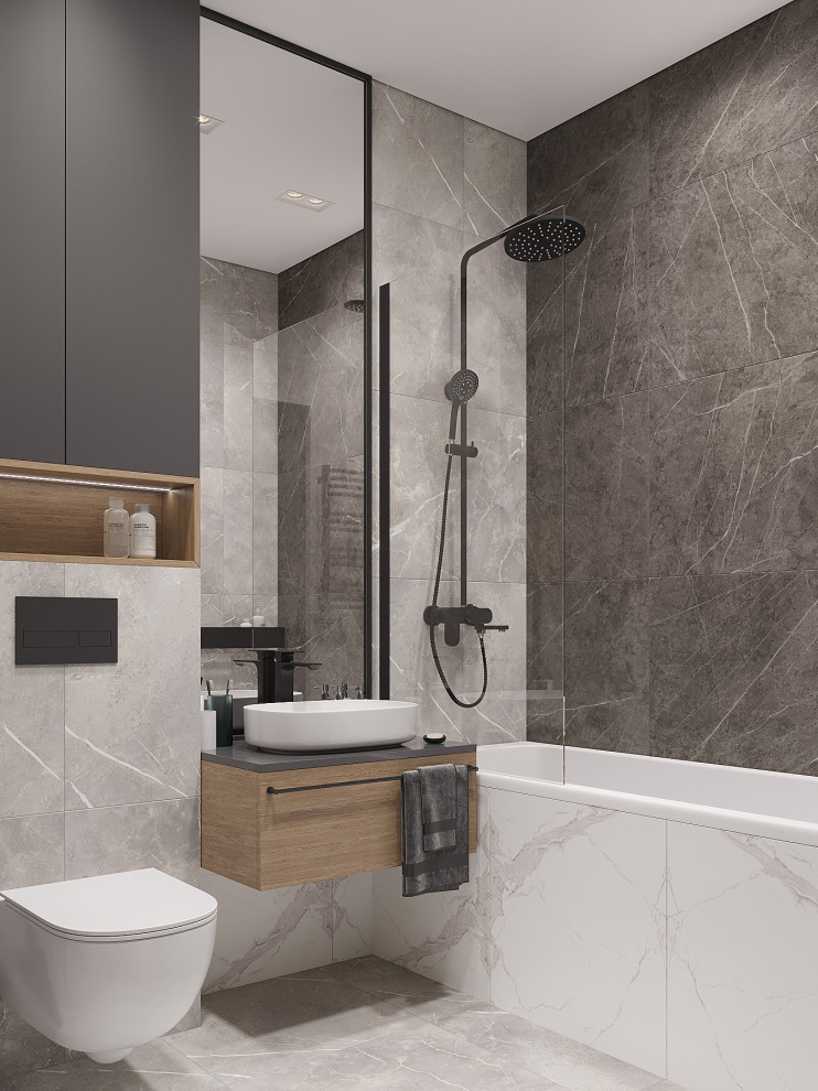 Современный интерьер в ЖК «Znak», Ижевск, 73 кв. м2