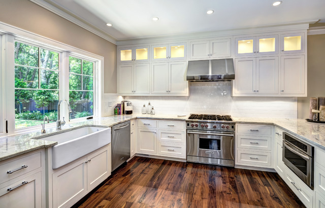 Elegant Inset Shaker Transitional Kitchen Charleston By