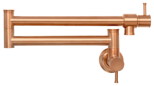 Akicon Pot Filler Kitchen Faucet Wall-Mounted, Copper