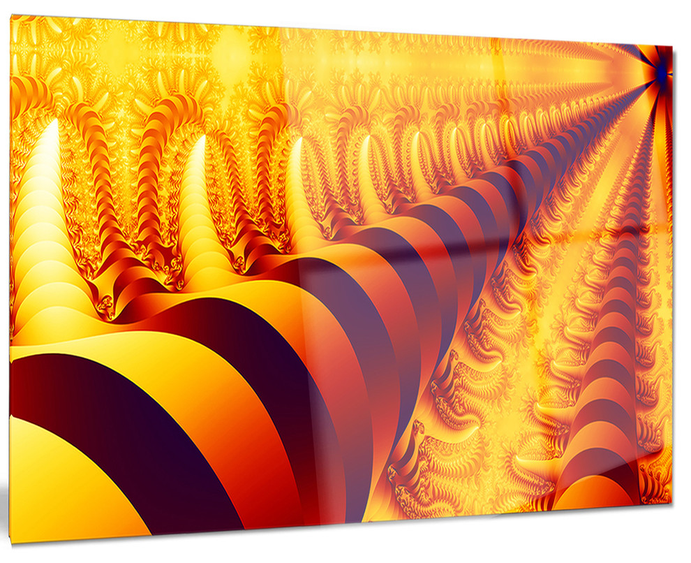 "Abyss With Infinite Depth" Glossy Metal Wall Art, 40"x30