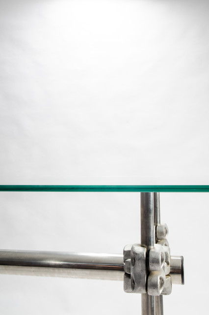 Design and Fabricate Custom Steel and Glass Table and Chair