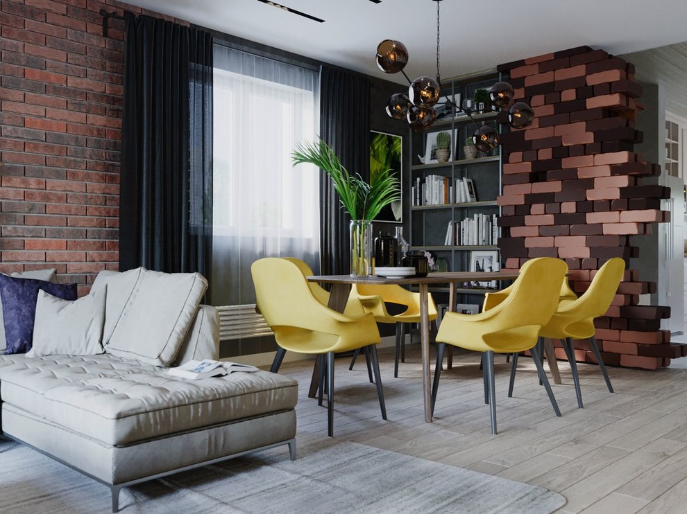 Дизайн "кухня-гостиная" в Израиле