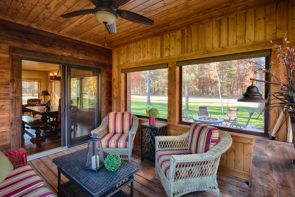 This is an example of a country verandah in Minneapolis.