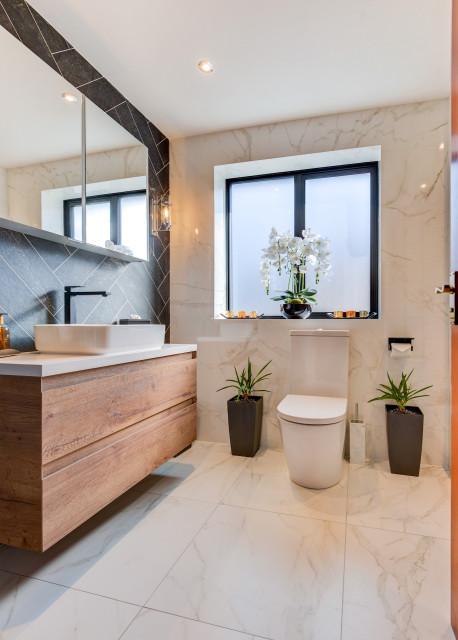 Marble Bathroom in Worthing, West Sussex - Home Design