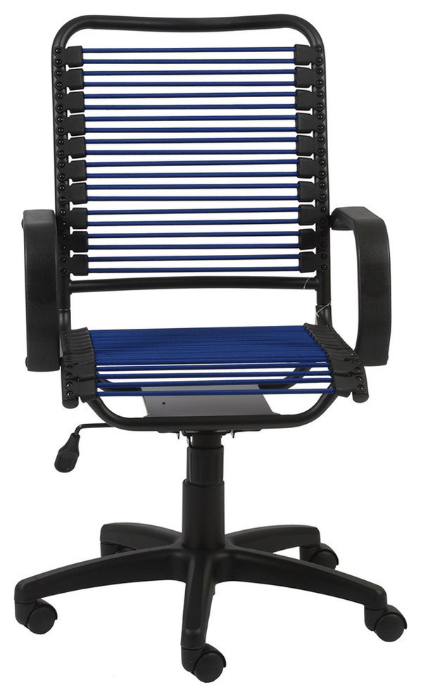 Bradley Bungie Office Chair, Blue/Graphite Black
