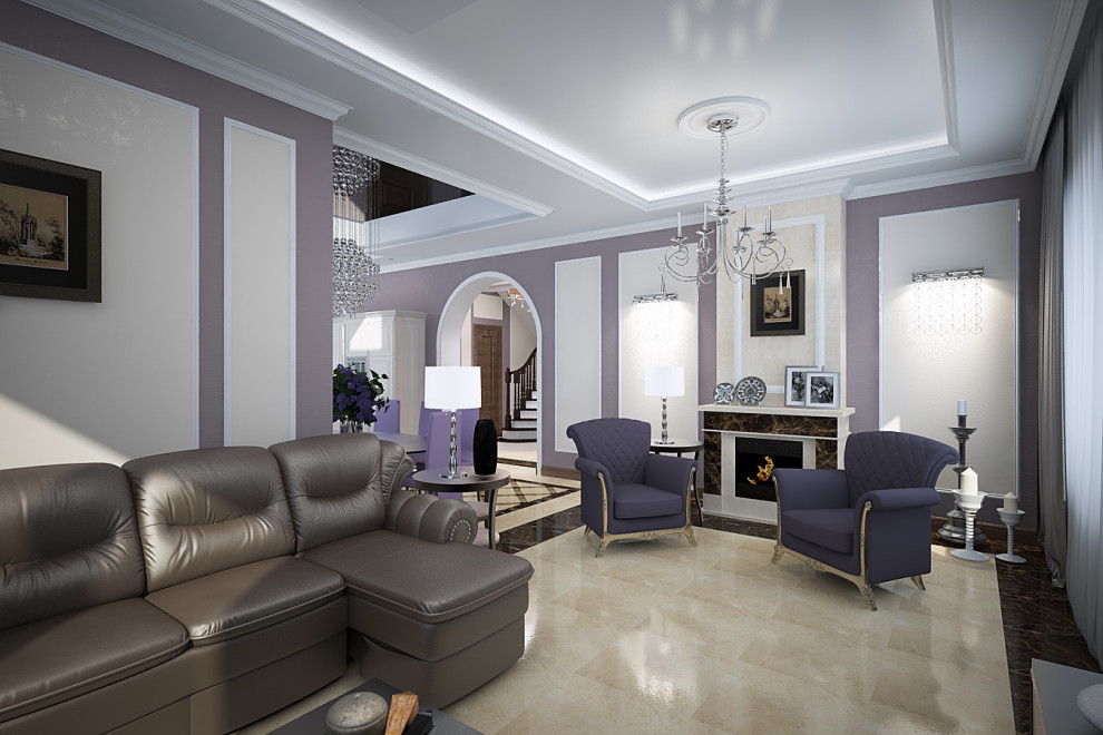 Дизайн-проект загородного дома 370 кв.м