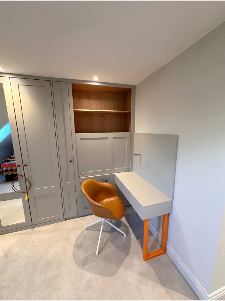 Bespoke Loft cabinets and office table