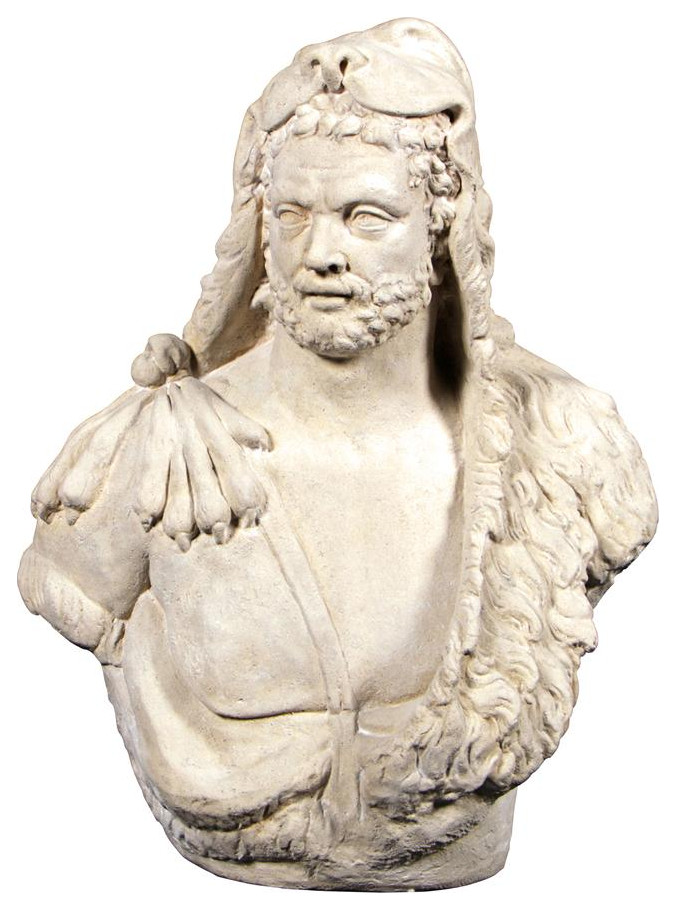David Head Bust Greek Mythology Plaster Statue Europe Michelangelo Home Decor EB