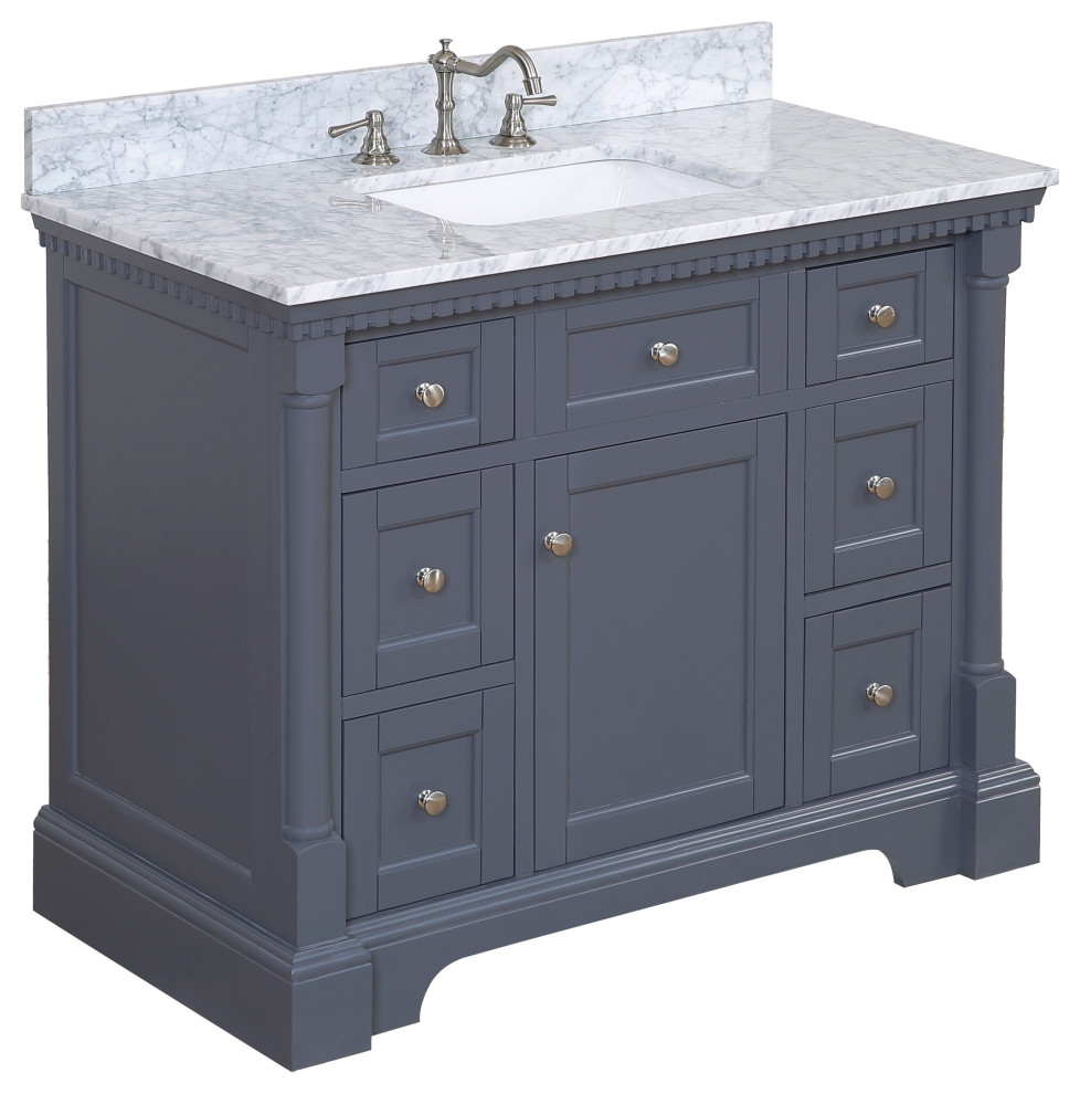 Sydney 42" Bathroom Vanity Traditional Bathroom Vanities And Sink
