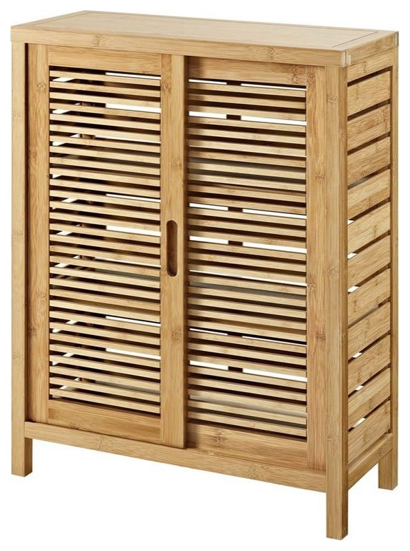 Bamboo Cabinet, Natural Bamboo - Asian - Bathroom Cabinets - by GwG Outlet