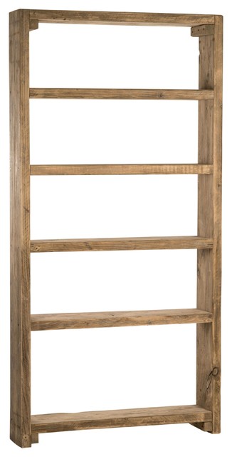 Mediterranean Medium Wooden Bookcase