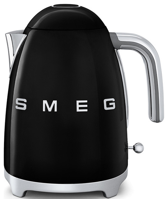 Smeg 50's Retro Style Tea Kettle With Embossed Logo Contemporary