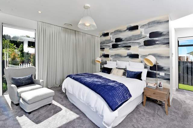 Wrybill minimalistisch-schlafzimmer