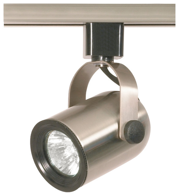 Nuvo Track Lighting 1Light Halogen Track Light Fixture, Brushed Nickel