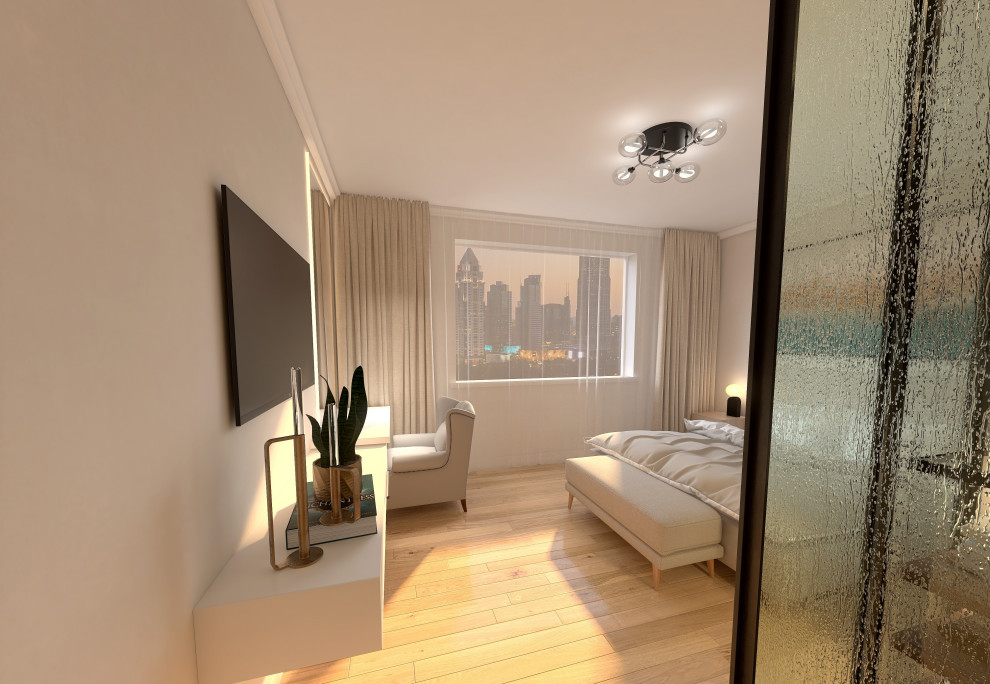 Спальня с гардеробная