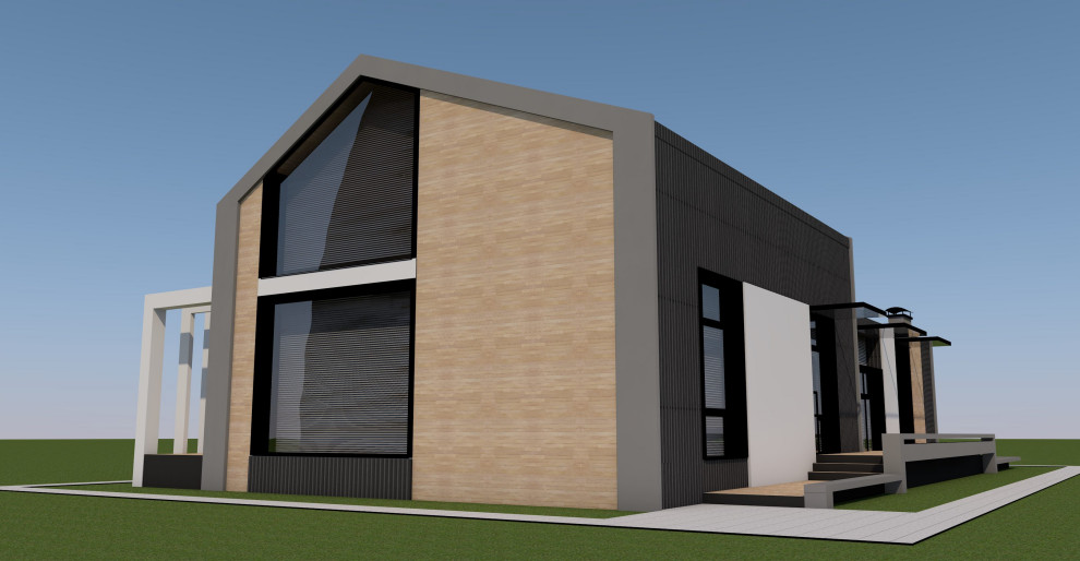 Архитектура дома стиле Барнхаус