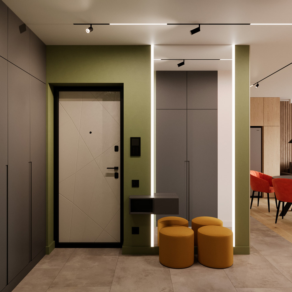 Евро трехкомнатная квартира в современном стиле ЖК Атмосфера