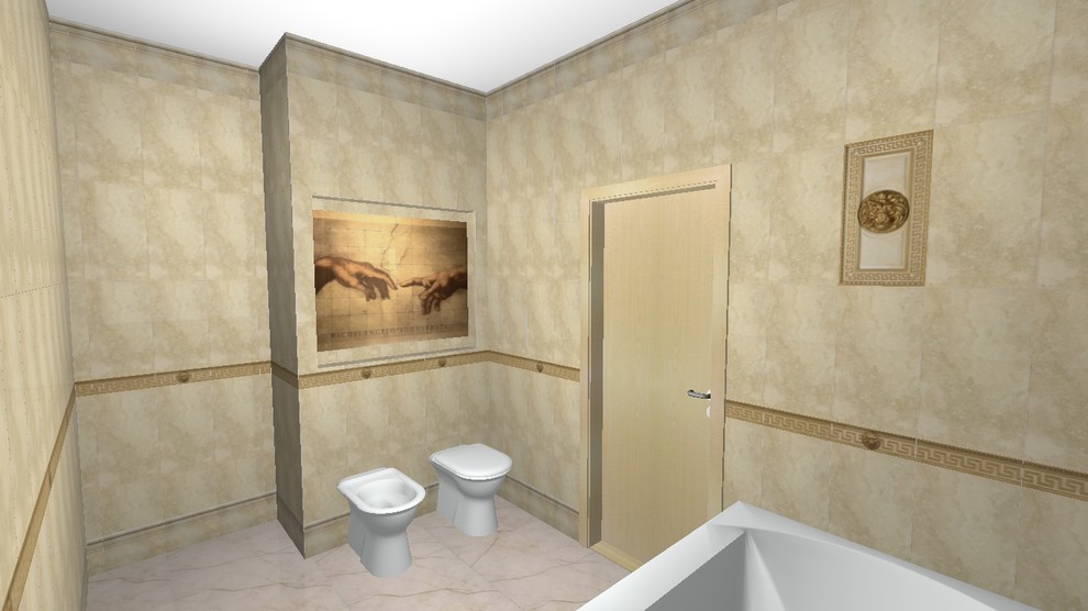 Дизайн классической ванной комнаты