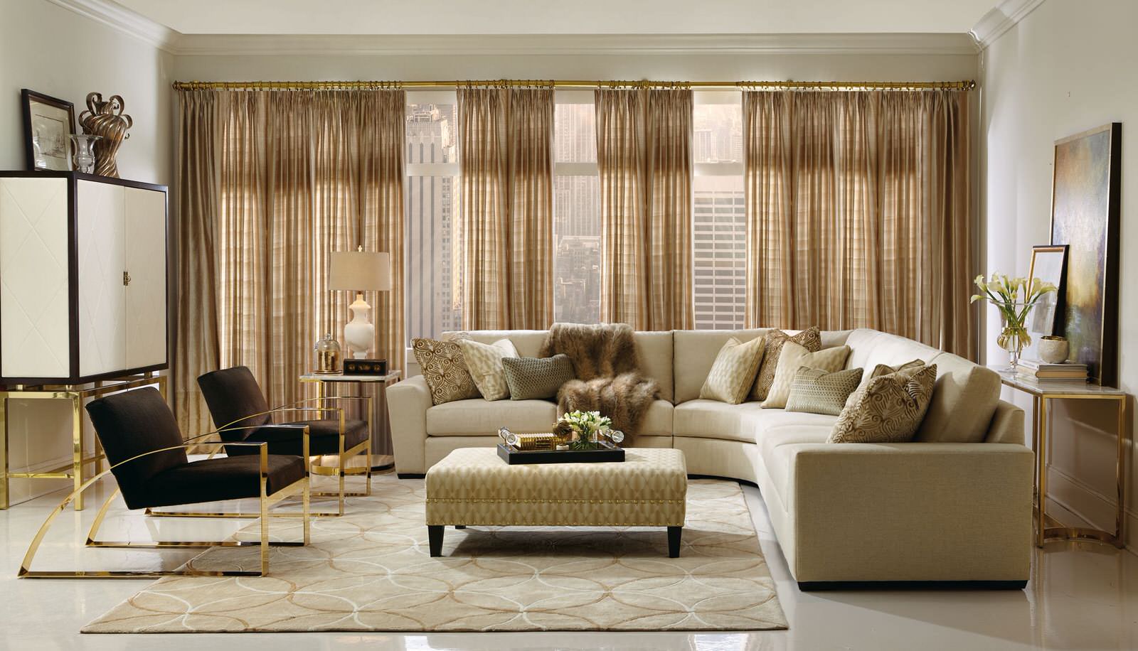 Гостиные в американском стиле