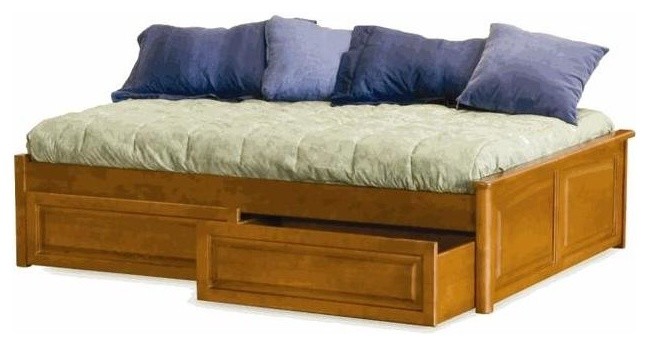 Concord Raised Panel Platform Bed (Queen - An