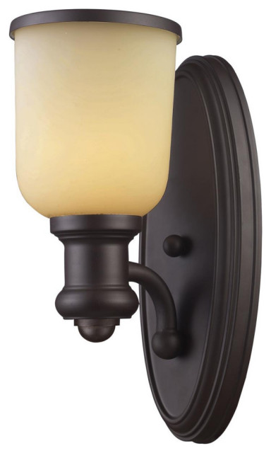 Brooksdale 1 Light Wall Sconce, Incandescent
