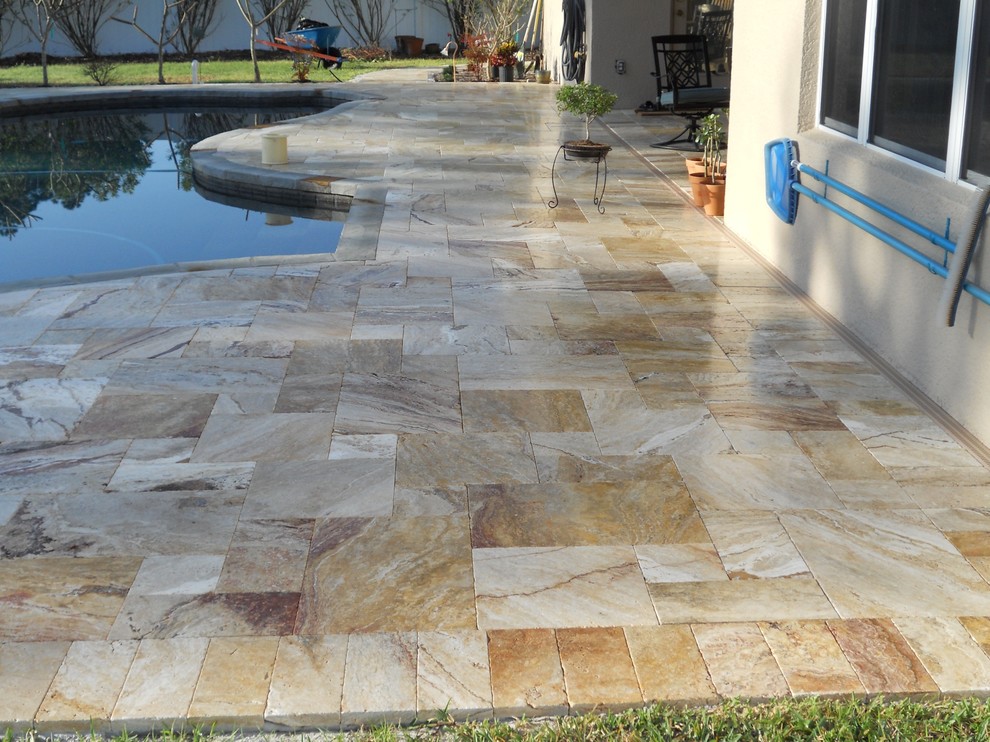 Inspiration for a transitional pool remodel in Birmingham