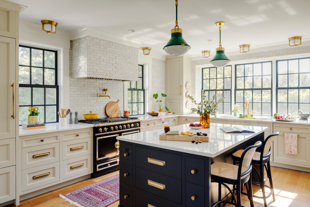 Transitional kitchen photo in Providence