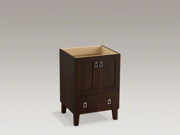 KOHLER Poplin(TM) 24" vanity with furniture legs, 2 doors and 1 drawer