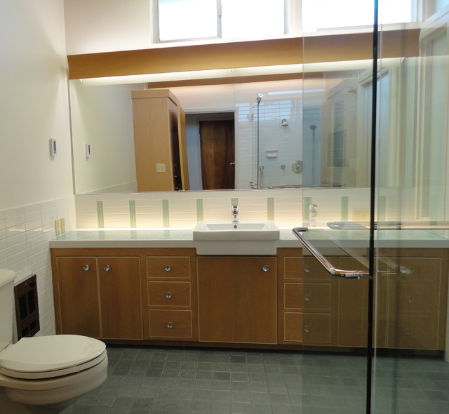 Mid Century Bath Contemporary Bathroom San Luis Obispo by