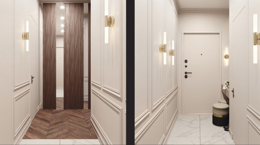 дизайн проект квартиры для семи из трех человек