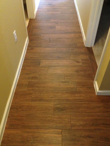 Porcelain Plank Wood Look Tile Installations Tampa ...