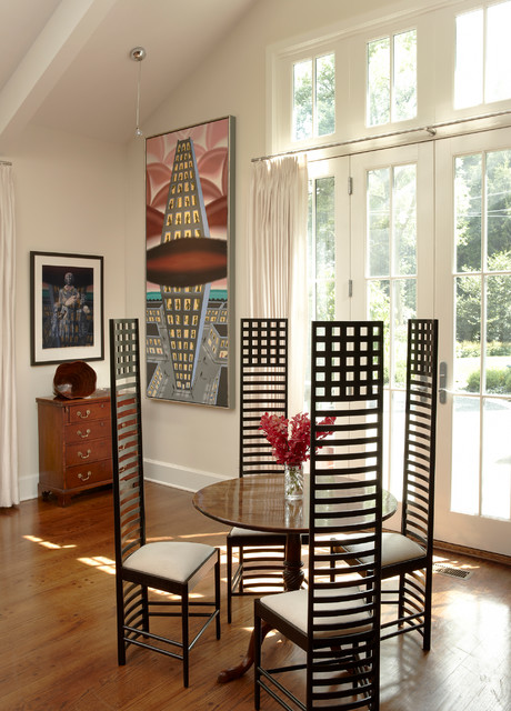 Indian Hill Contemporary eklektisch-wohnbereich