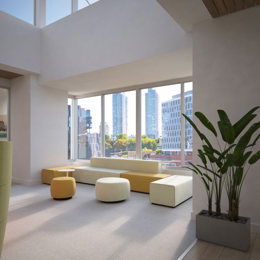 Офис.Оперативная мебель серии Тргетт и мягкая мебель серии Скорцезе