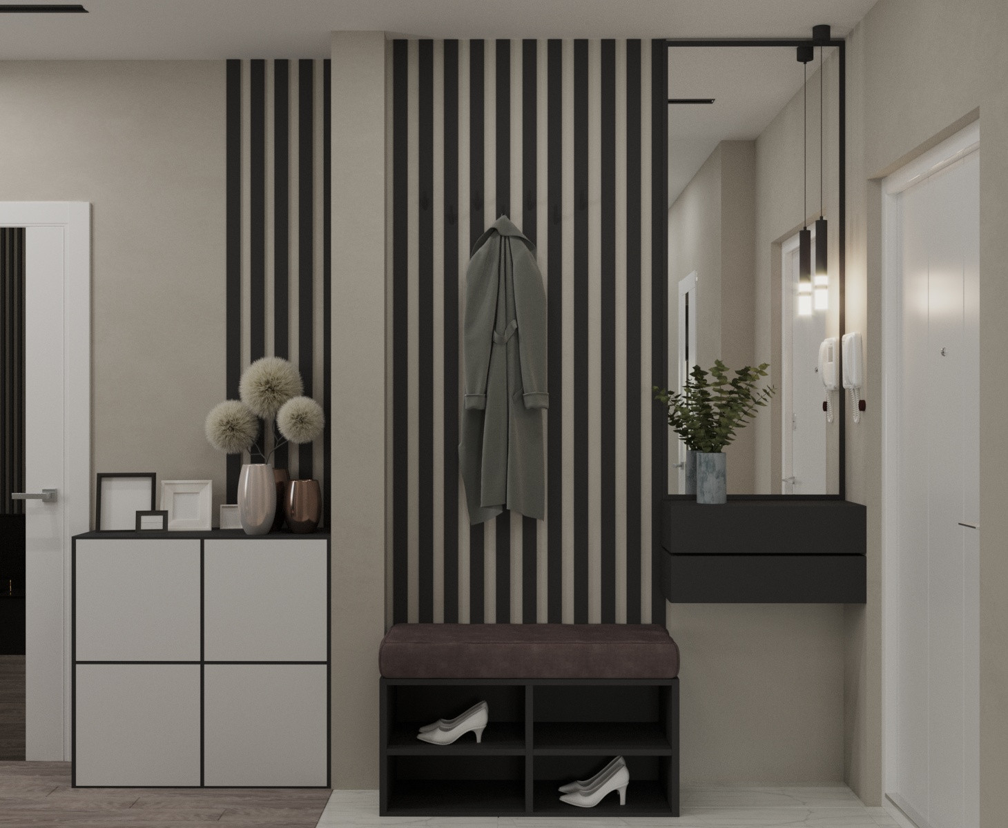 Квартира в современном стиле.