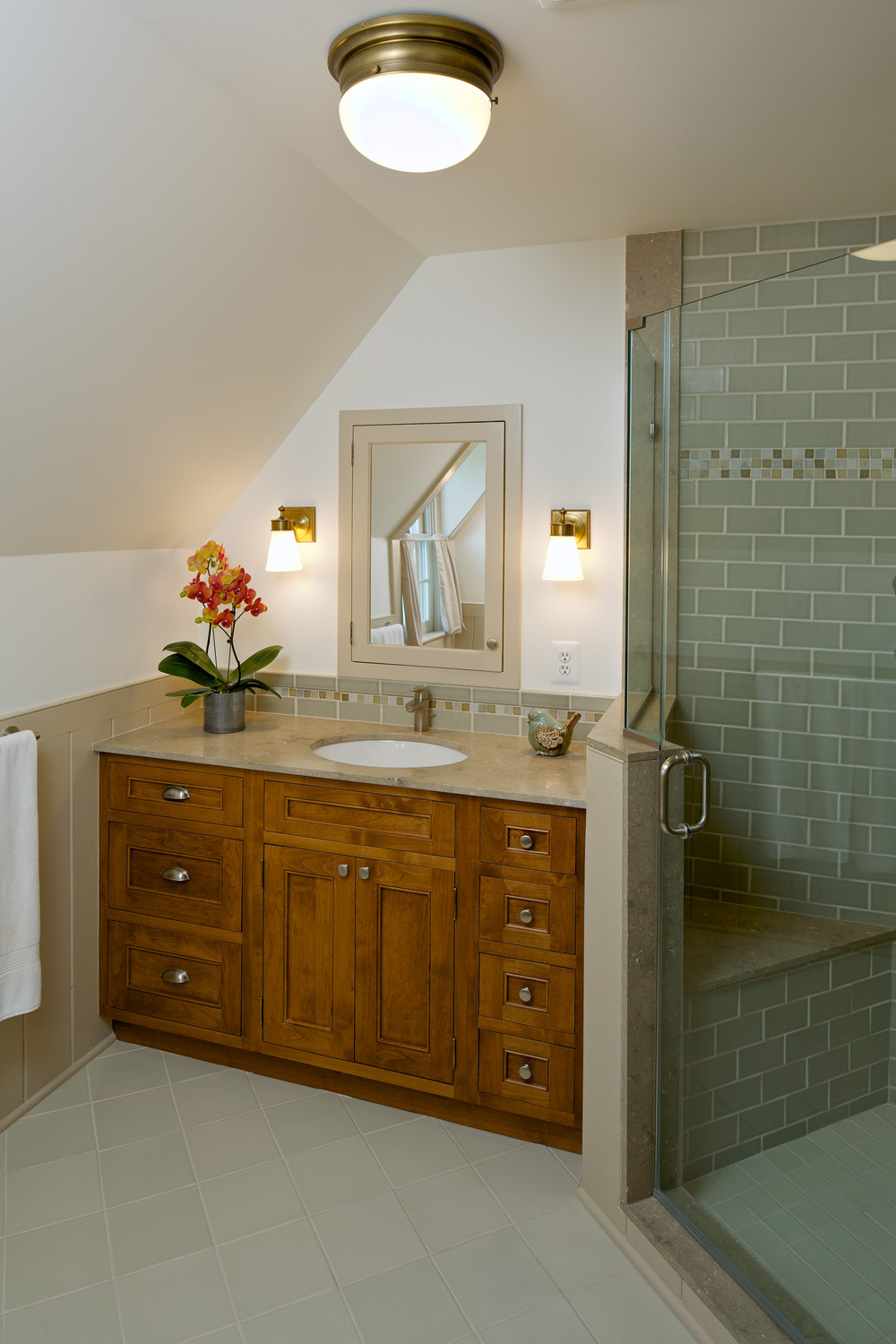 Bathrooms With Stained Wood
