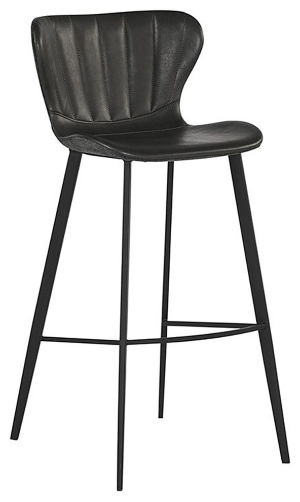 Fabric Counter Bar Stool, Kohl Gray Midcentury Bar Stools And Counter Stools Toronto by