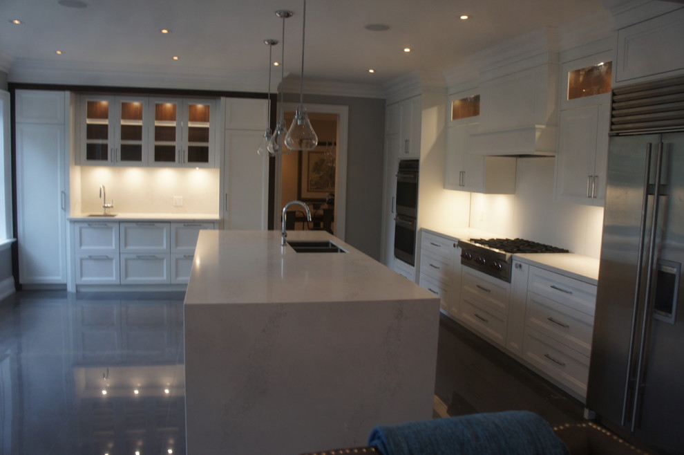 Kitchen - transitional kitchen idea in Toronto