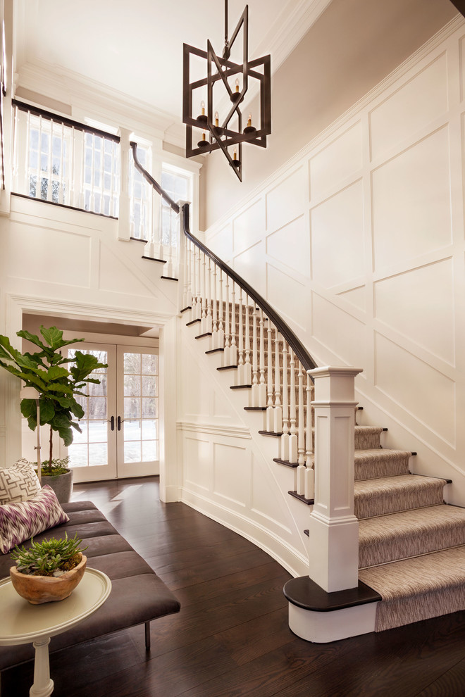 Inspiration for a traditional entryway in Portland.