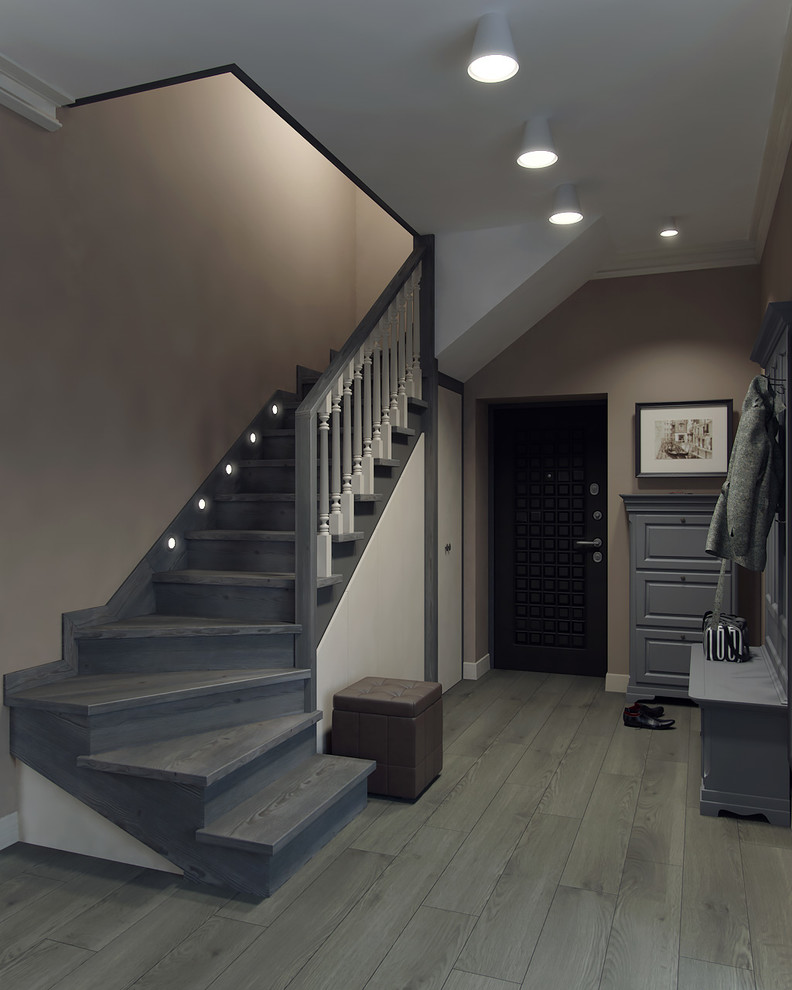 Интерьер частного дома в Московской области.