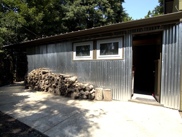 garage.   jpg - Midcentury - Shed - Portland - by John Prindle