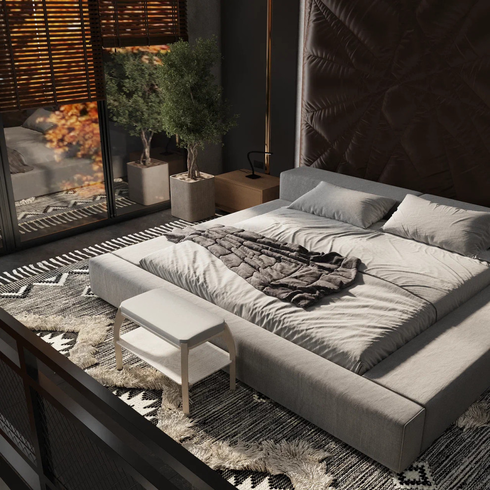 Банкетка в спальню / банкетка мягкая /